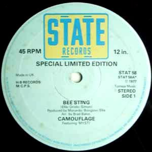 Camouflage - Bee Sting / Take A Ride