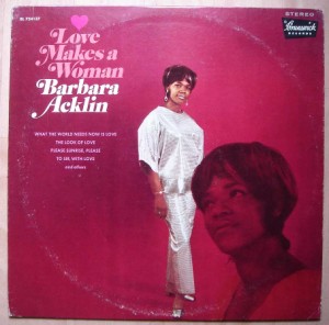 BARBARA ACKLIN - Love makes a woman - LP
