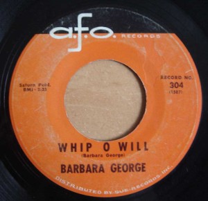 BARBARA GEORGE - You talk about love / Whip o will - 7inch (SP)