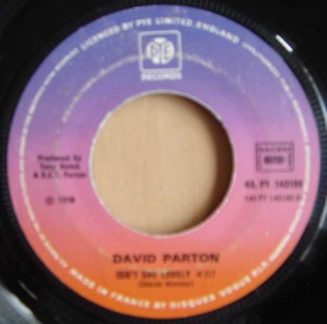 DAVID PARTON - Love and peace of mind / Isn't she lovely - 7inch (SP)