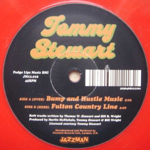 TOMMY STEWART - Bump and Hustle music / Fulton country line - 12 inch 33 rpm