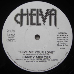 SANDY MERCIER - Give me your love - 12 inch 33 rpm