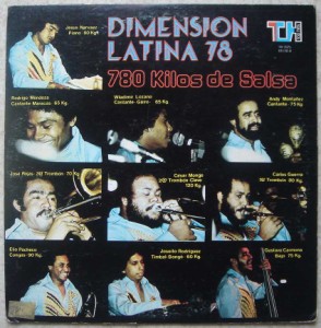 DIMENSION LATINA 78 - 780 kilos de salsa - LP