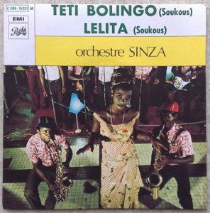 ORCHESTRE SINZA - Teti bolingo / Lelita - 45T (SP 2 titres)