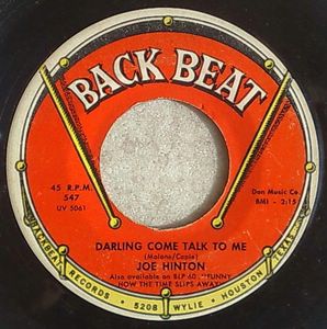 Joe Hinton - Everything / Darling Come Talk To Me
