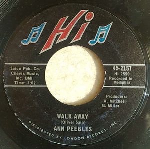 ANN PEEBLES - Walk away / I can't let you go - 7inch (SP)