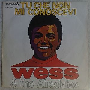 WESS & THE AIREDALES - Tu che non mi conoscevi / Solitudine - 7inch (SP)