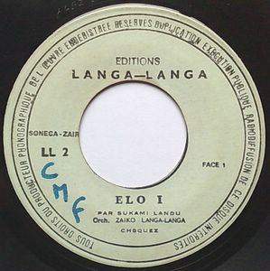 ORCHESTRE ZAIKO LANGA LANGA - Elo 1 & 2 - 7inch (SP)