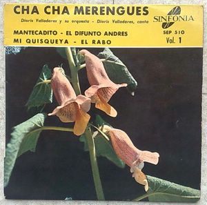 DIORIS VALLADORES Y SU ORQUESTA - Cha Cha Merengues - 7inch (EP)