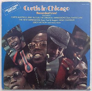CURTIS MAYFIELD - Curtis in Chicago - LP