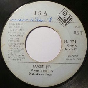 TABU LEY & ORCHESTRE AFRISA INTERNATIONAL - Maze 1 & 2 - 7inch (SP)