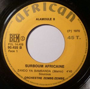 ORCHESTRE ZEMBE ZEMBE - Zando ya bambanda / Ozala na page 4 po ozipa nzila - 7inch (SP)