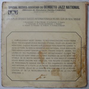 BEMBEYA JAZZ NATIONAL - Special recueil souvenir - LP