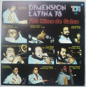 DIMENSION LATINA 78 - 780 kilos de salsa - LP