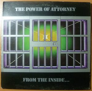 THE POWER OF ATTORNEY - From the inside - LP Gatefold