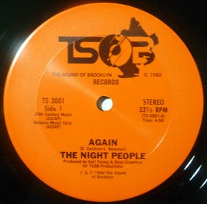 THE NIGHT PEOPLE - Again / Inflation - 12 inch 33 rpm