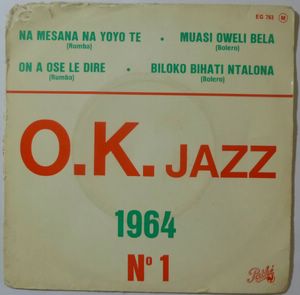 OK JAZZ (FRANCO, EDO AND VICKY) - 1964 N°1 - 45T (EP 4 titres)