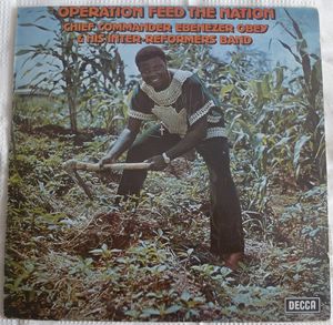 EBENEZER OBEY AND HIS INTER-REFORMERS BAND - Operation feed the nation - 33T