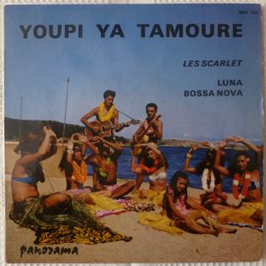 LES SCARLET ET L'ORCHESTRE JAMES AWARD - Youpi ya tamoure / Luna Bossa Nova - 7inch (SP)