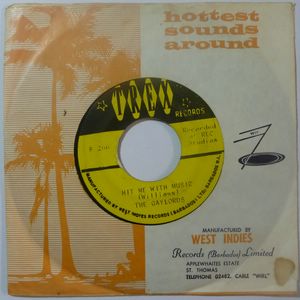 THE GAYLORDS - Hit me with music / Femme marie - 7inch (SP)