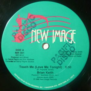 BRIAN KEITH - Touch me (love me tonight) - Maxi 33T
