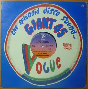 JIMMY JAMES - I'll go where your music takes me / Now is the time - LP