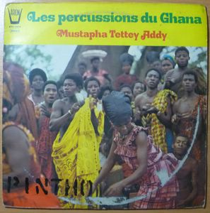 MUSTAPHA TETTEY ADDY - Les percussions du Ghana - LP