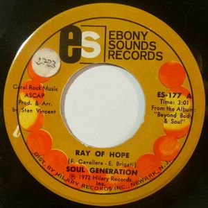 SOUL GENERATION - Ray of hope / Young bird - 7inch (SP)