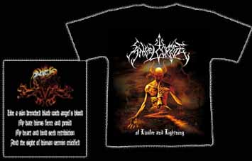 ANGELCORPSE - Of Lucifer And Lightning Shirt -XL - T-shirt
