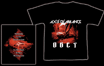 AXIS OF ADVANCE - Obey. XL Size longsleeves TS - T-shirt
