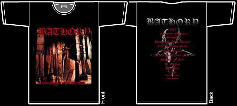 BATHORY - Under The Sign Of The Black Mark. XL Size - T-shirt