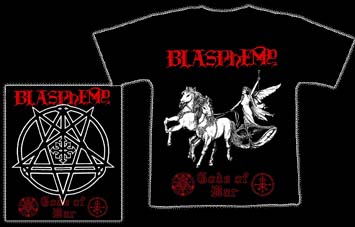 BLASPHEMY - Gods Of War. M Size - T-shirt