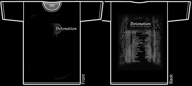 DETONATION - Portals Tour (Design Pocket) - T-shirt