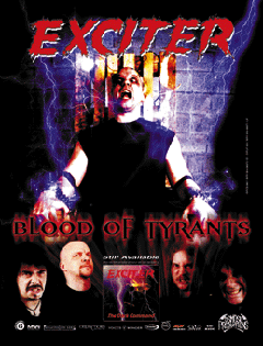 EXCITER - Blood Of Tyrants  Poster - Poster / Display
