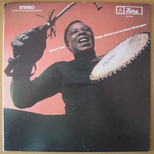 GINGER JOHNSON AND HIS AFRICAN MENSENGERS - African party - LP