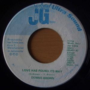 DENNIS BROWN - Love has found its way / Why baby why - 7inch (SP)