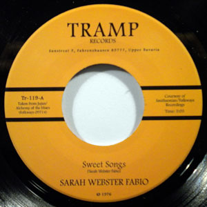 SARAH WEBSTER FABIO - Sweet songs - 7inch (SP)