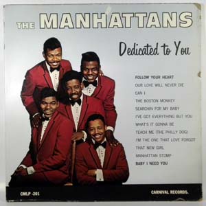 THE MANHATTANS - Dedicated to you - LP