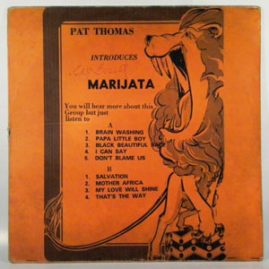 MARIJATA - Pat Thomas introduces - 33T