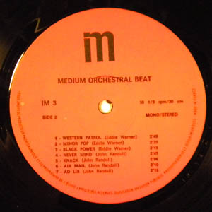 EDDIE WARNER - Medium Orchestral Beat - LP