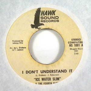 ICE WATER SLIM - I don't understand - 7inch (SP)