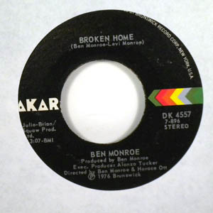 BEN MONROE - Broken home - 7inch (SP)