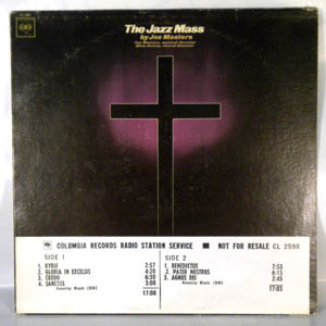 JOE MASTERS - The Jazz Mass - LP