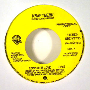 KRAFTWERK - Computer love - 7inch (SP)