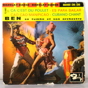 BEN, SA TUMBA ET SON ORCHESTRE - Cubano Chant + 3 - 7inch (SP)