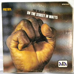 THE BLACK VOICES - On The Streets In Watts - LP