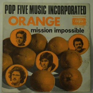 POP FIVE MUSIC INCORPORATED - Mission impossible - 45T (SP 2 titres)