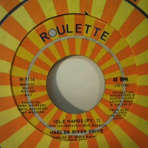 HARLEM RIVER DRIVE - Idle Hands - 45T (SP 2 titres)