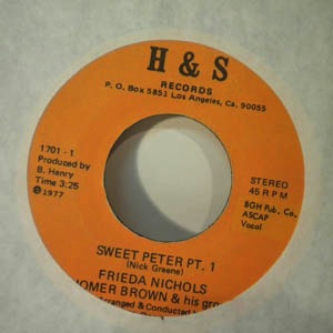 FRIEDA NICHOLS - Sweet Peter - 7inch (SP)