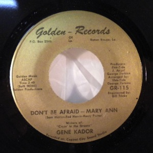GENE KADOR - Don't be afraid - 7inch (SP)